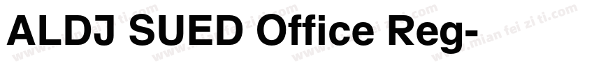 ALDI SUED Office Reg字体转换